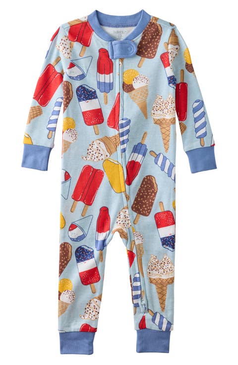 Shawn Footless Organic Cotton One-Piece Pajamas (Baby)