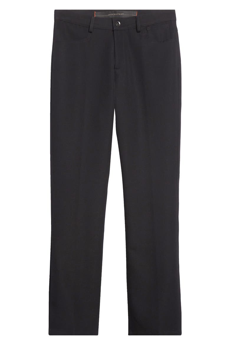 Corey Wool Blend Bootcut Pants, Alternate, color, BLACK