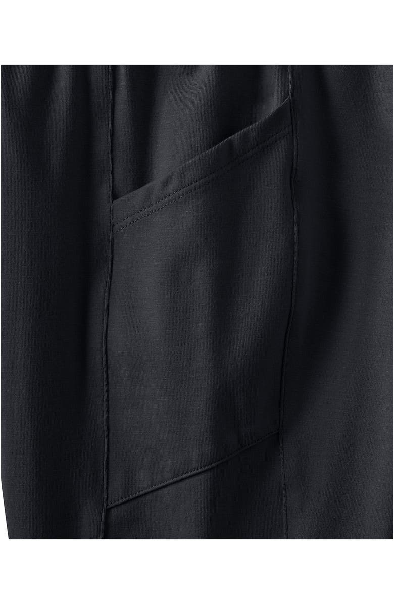 Lands
 End Girls Tough Cotton Bike Shorts, Alternate, color, Black