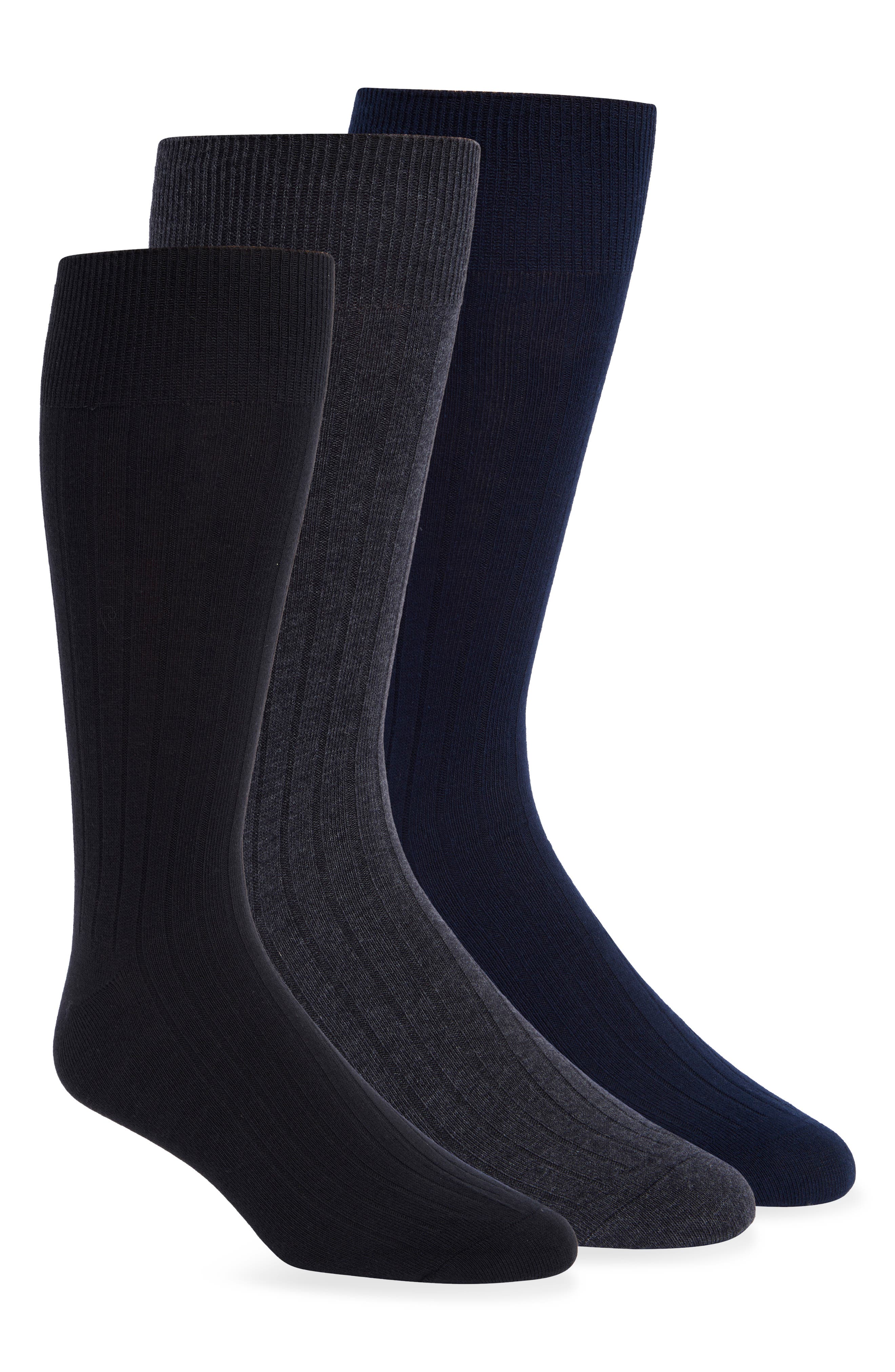 Lorenzo Uomo 3-Pack Dress Socks