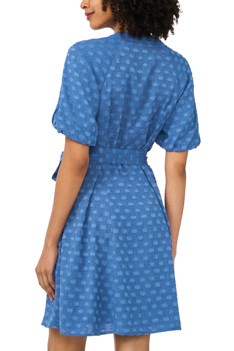 Dobby Texture Dress, Alternate, color, CLASSIC INDIGO