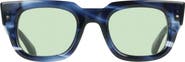 FERRAGAMO 49mm Small Rectangle Sunglasses