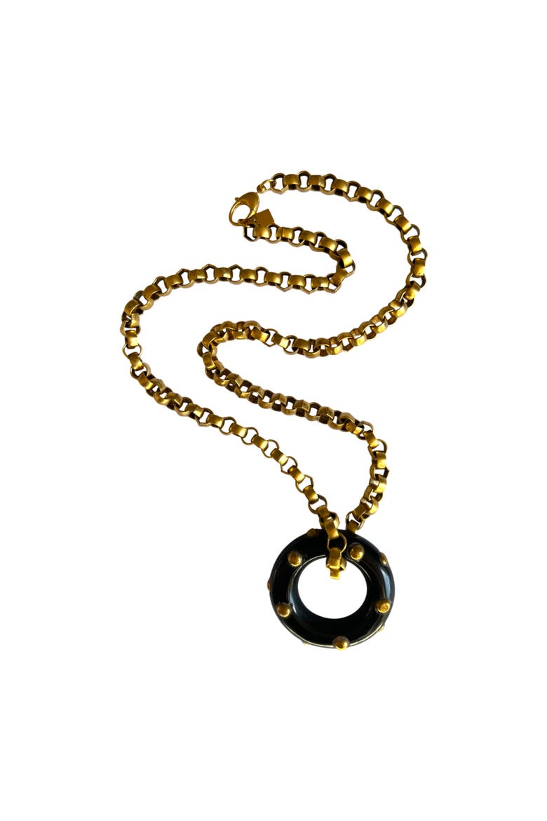 Riley Necklace, Main, color, Black