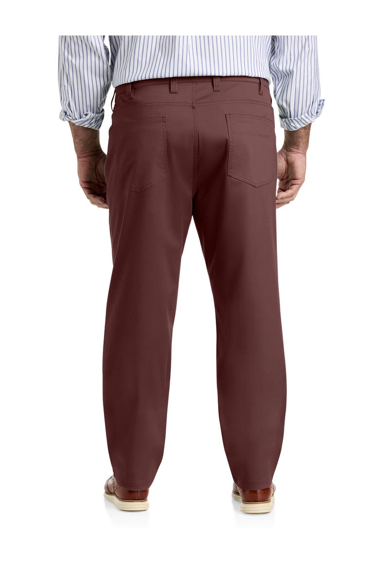 Straight-Fit Tech Pants, Alternate, color, BITTER CHOCOLATE