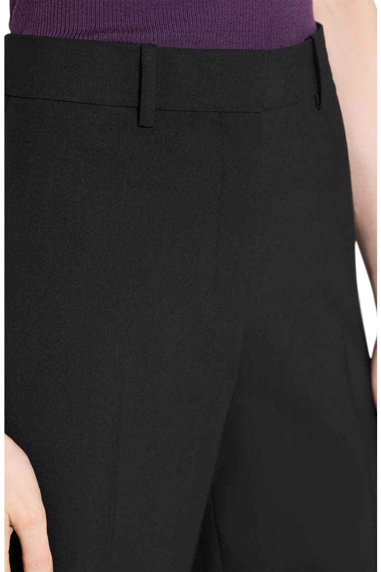 Stretch Wool Wide Leg Pants, Alternate, color, BLACK - 001