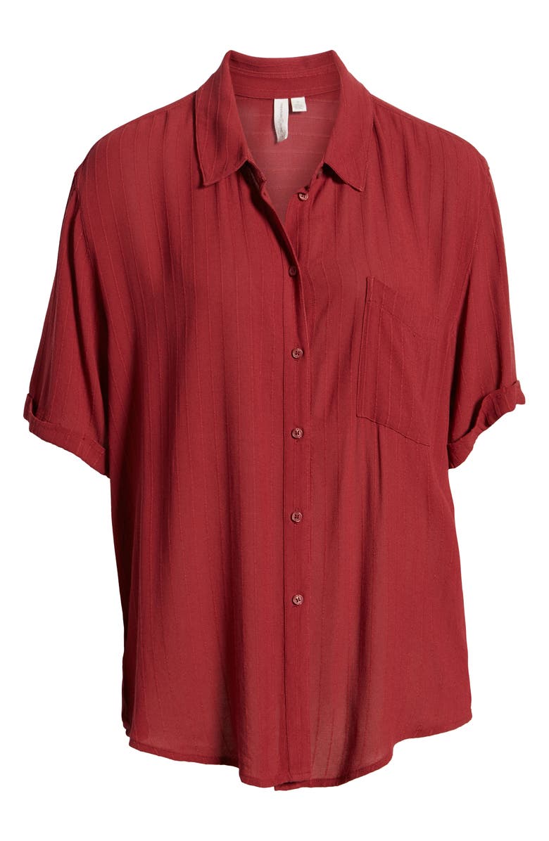 Treasure & Bond Relaxed Stripe Blouse, Alternate, color, 