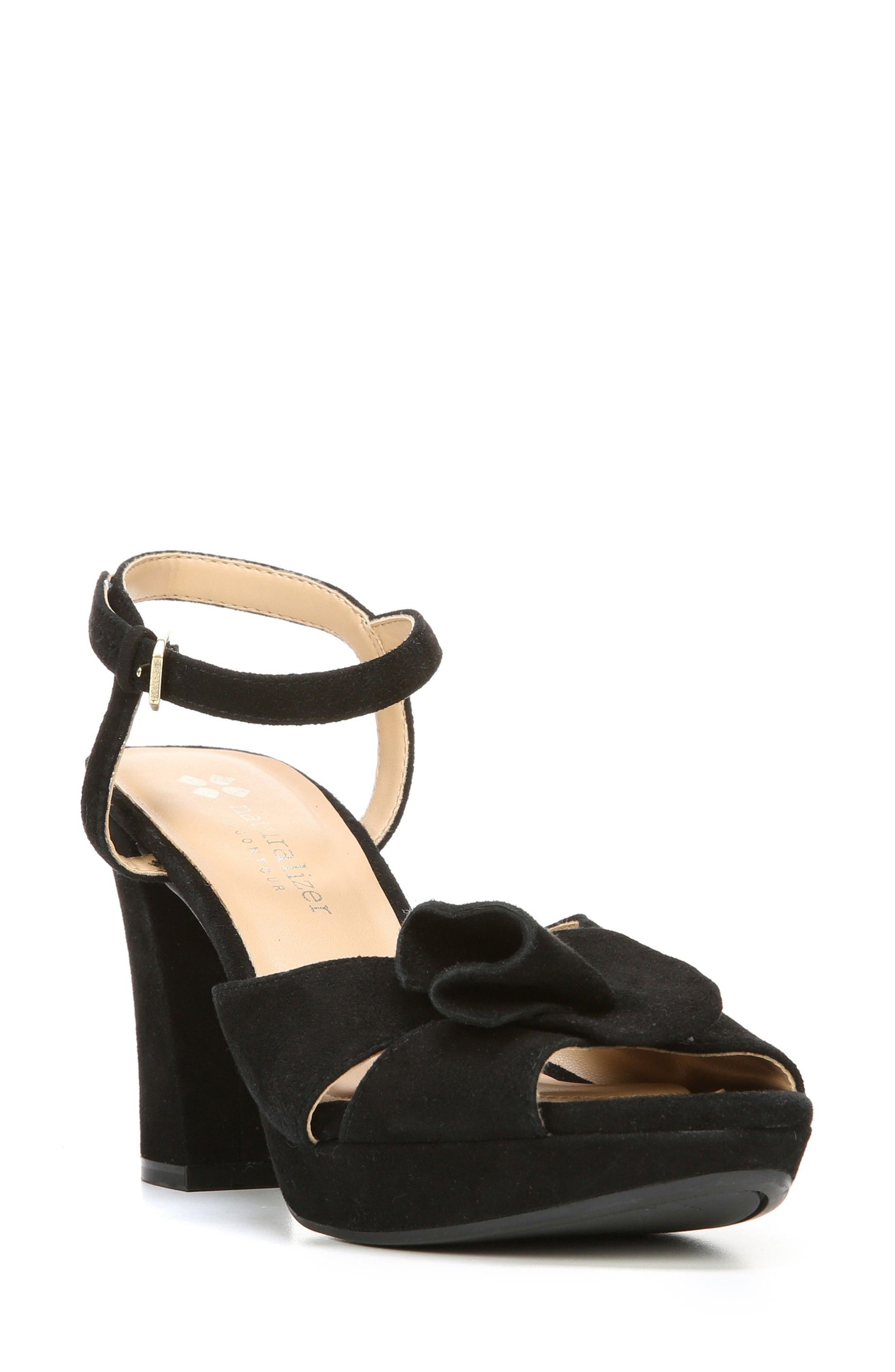 Adelle Sandal, Main, color, BLACK LEATHER