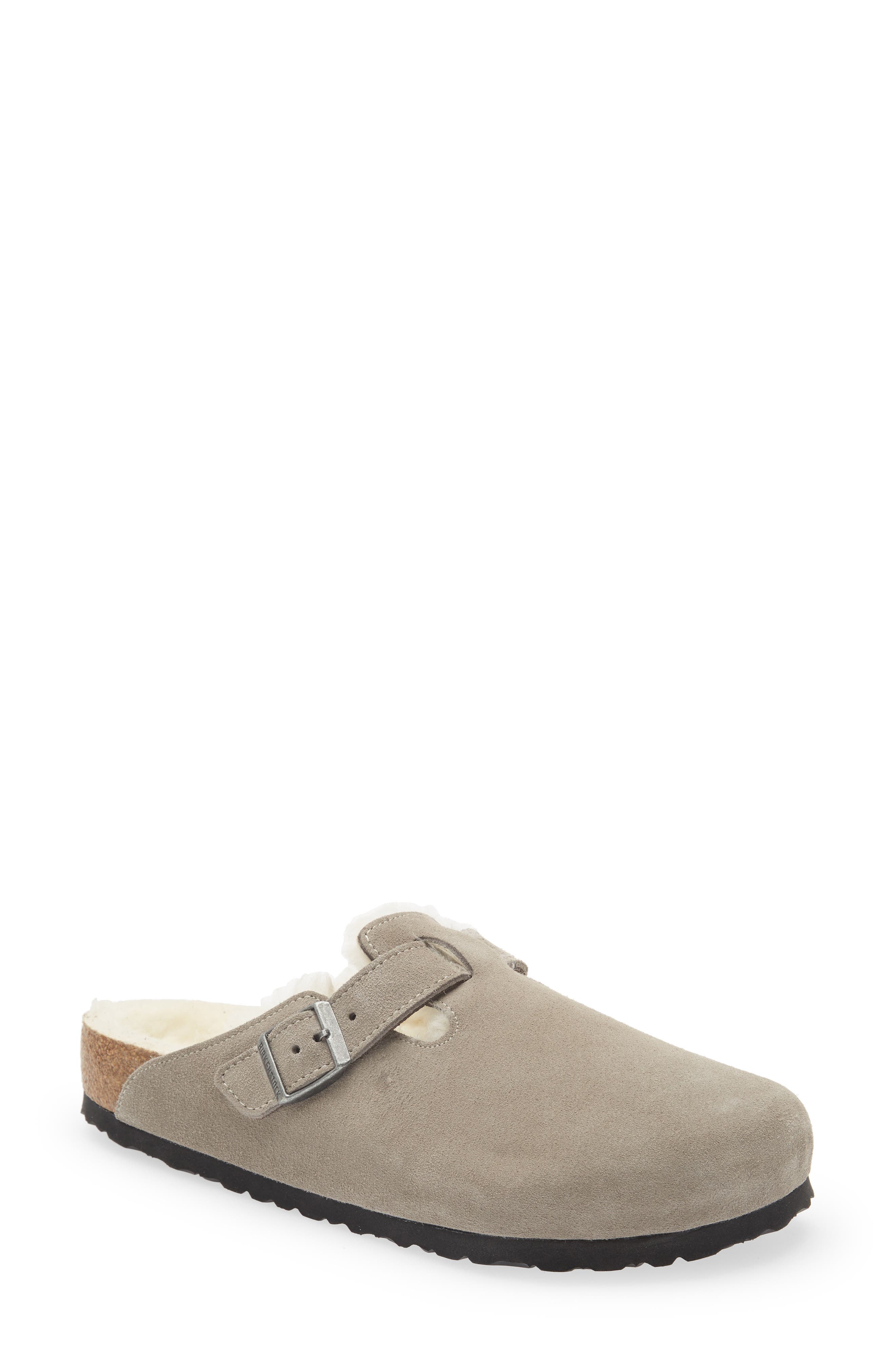 Birkenstock Boston Genuine Shearling Lined Clog, Main, color, 