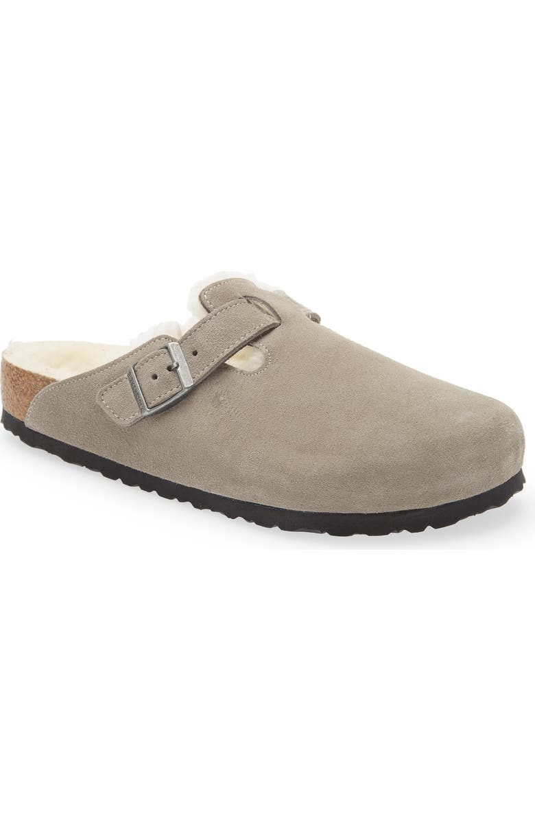 Birkenstock Boston Genuine Shearling Lined Clog, Main, color,