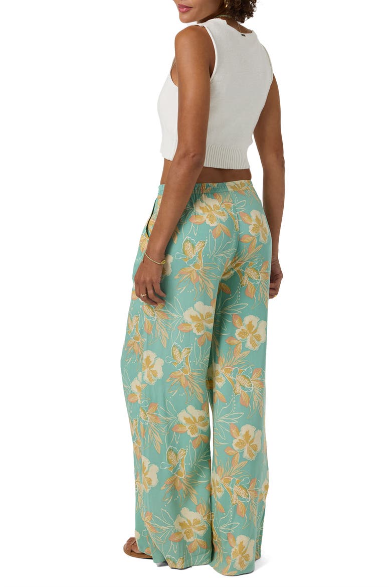 Rosalie Tiki Cover-Up Pants, Alternate, color, GREEN