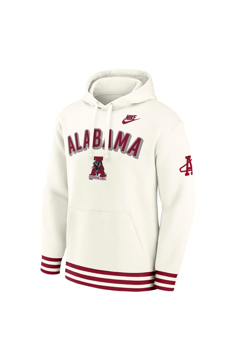 Nike Men's Nike Cream Alabama Crimson Tide Legacy Retro Pullover Hoodie, Alternate, color, Cream