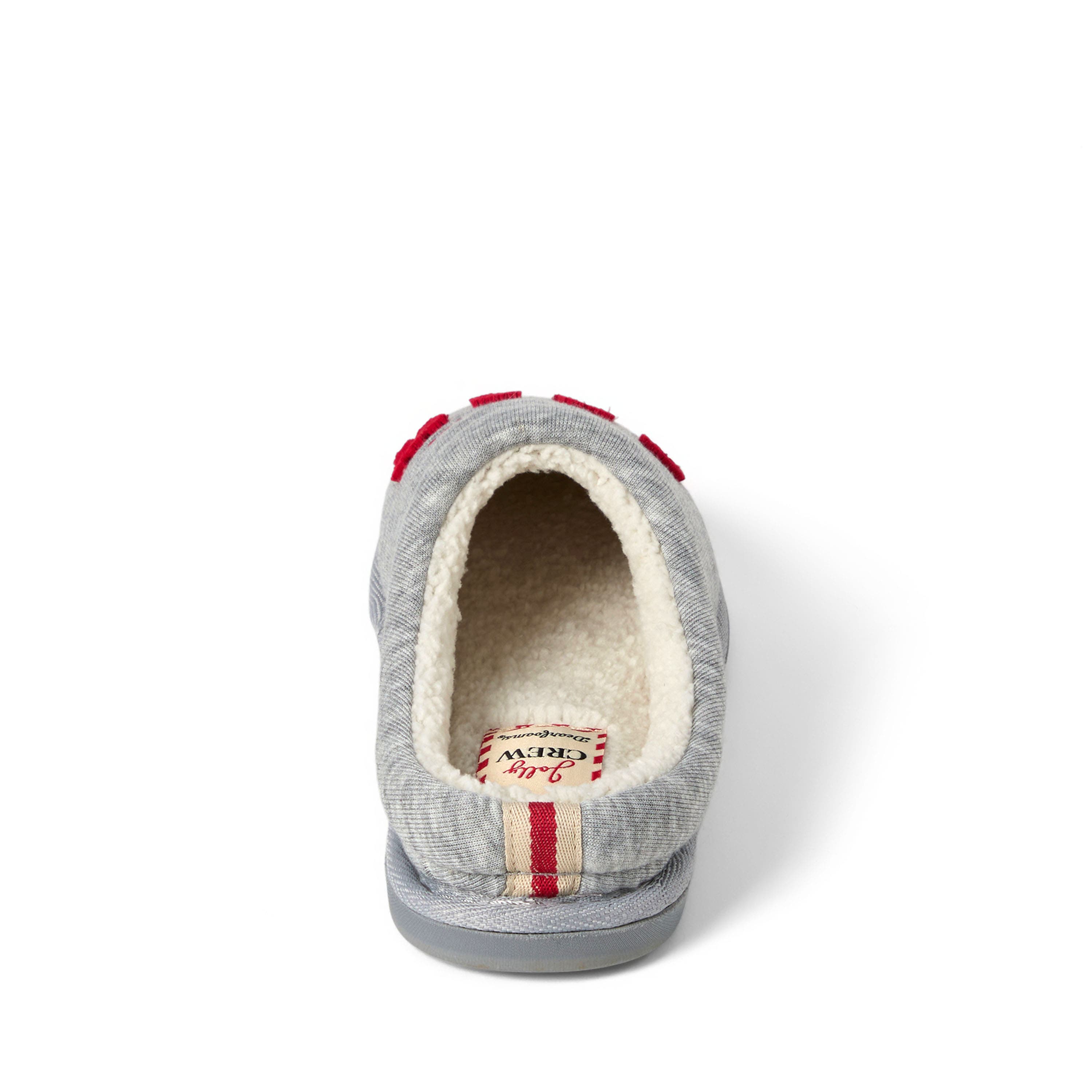 Christmas Morning Crew Slippers, Alternate, color, LIGHT HEATHER GREY