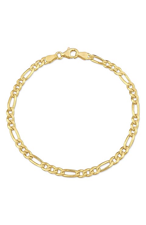 3.8mm Figaro Link Bracelet