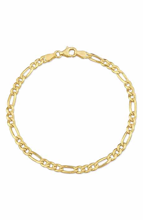 DELMAR 3.8mm Figaro Link Bracelet