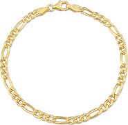 DELMAR 3.8mm Figaro Link Bracelet