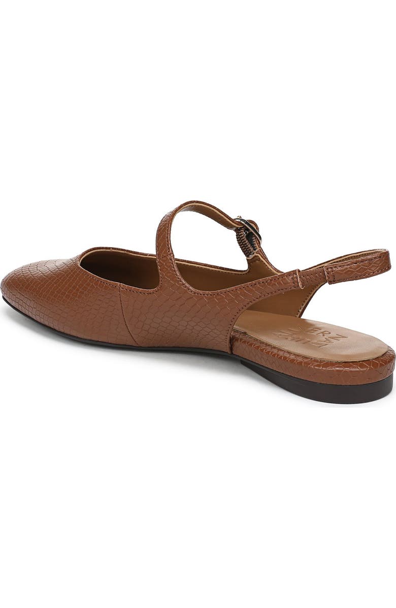 Naturalizer Anikka Flat, Alternate, color, Walnut Brown Faux Leather