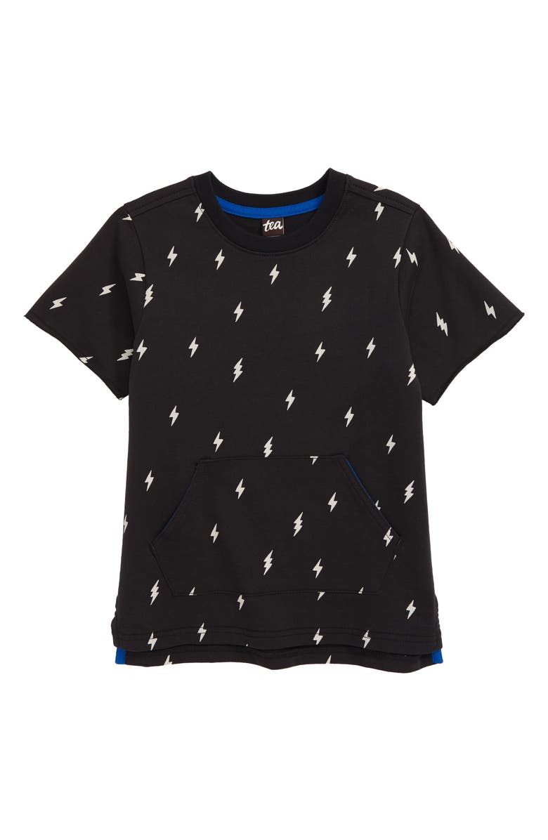 Tea Collection Short Sleeve Popover Top, Main, color, 