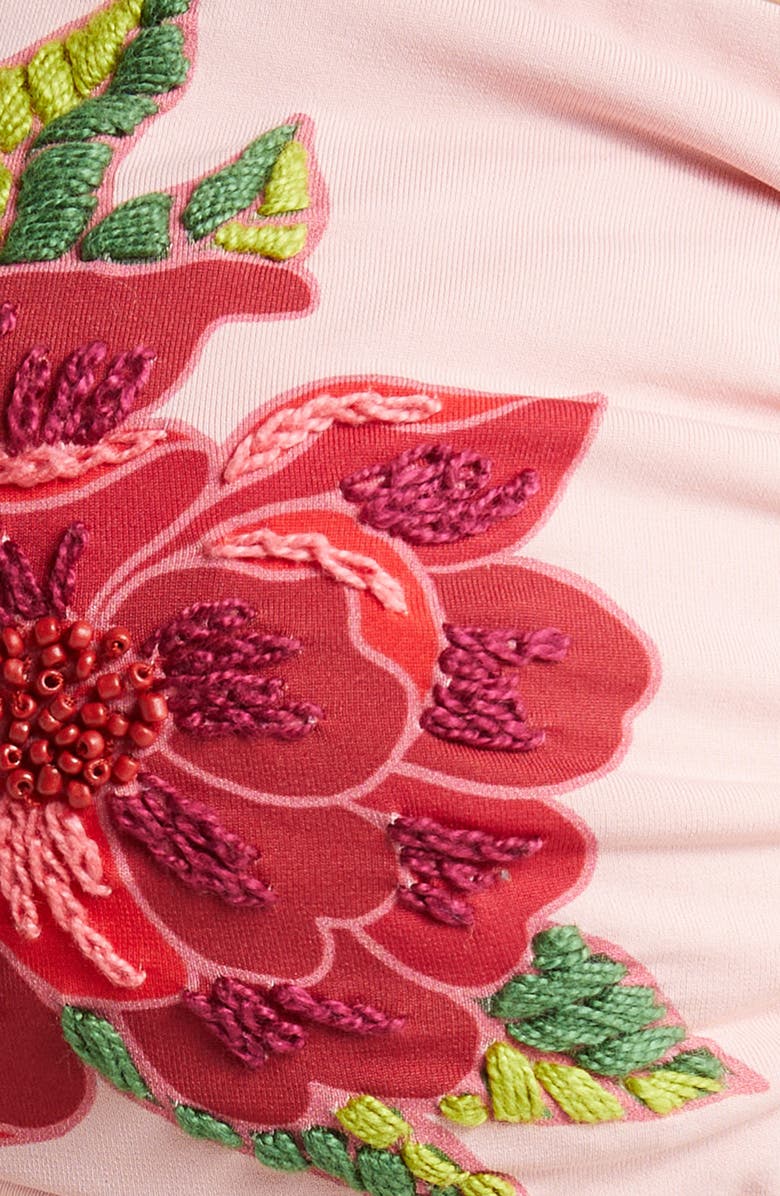 FARM Rio Rose Beaded Strapless Bikini Top, Alternate, color, 