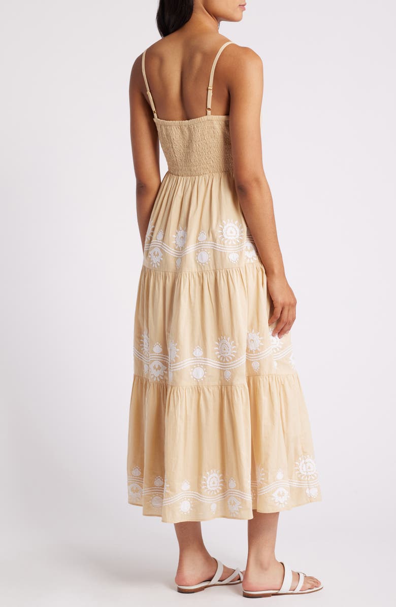 Lilly Pulitzer<sup>®</sup> Aviry Embroidered Cotton Maxi Sundress, Alternate, color, 