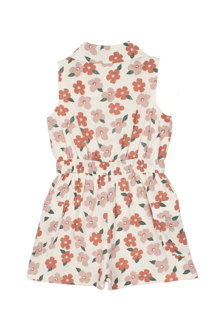 Mavery Floral Romper, Alternate, color, Pink