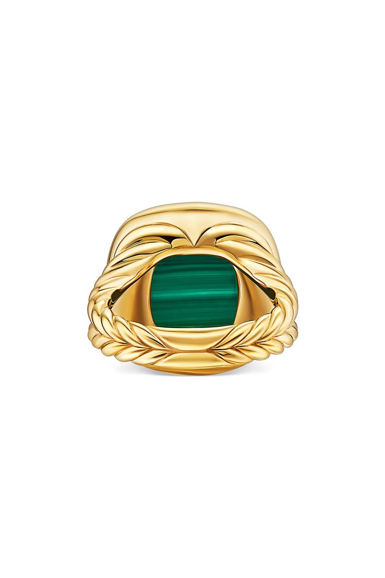 Albion Ring in 18K Gold with Diamonds, Alternate, color, GREEN/ 18K GOLD