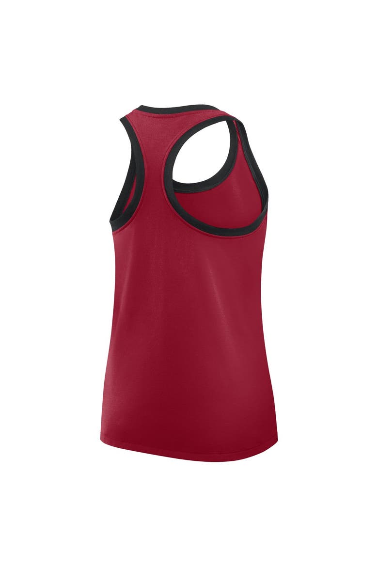 Women's Nike Red Arizona Diamondbacks Tri-Blend Dri-FIT Racerback Tank Top, Alternate, color, Red
