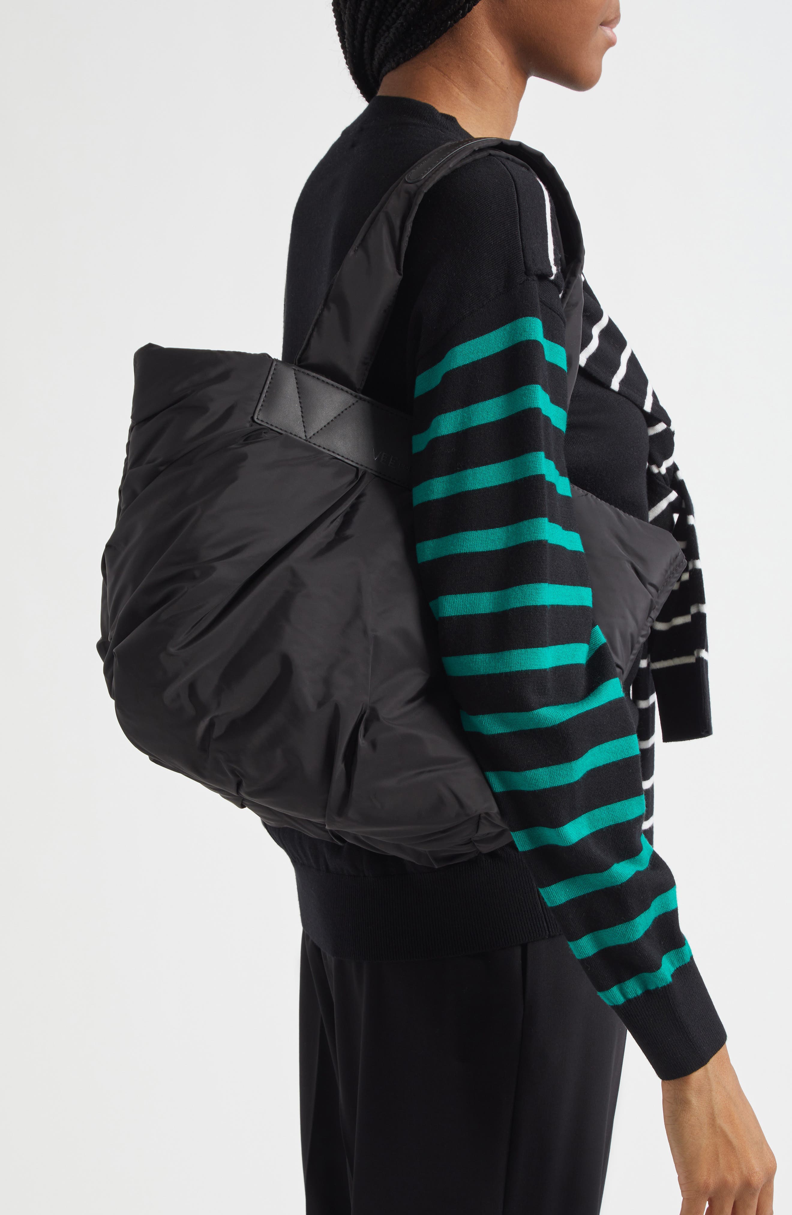 VeeCollective Small Caba Recycled Polyester Tote, Alternate, color, 