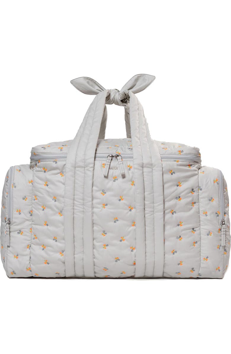 Caraa Water Repellent Organic Cotton Hospital Bag, Main, color, Dove - Blue