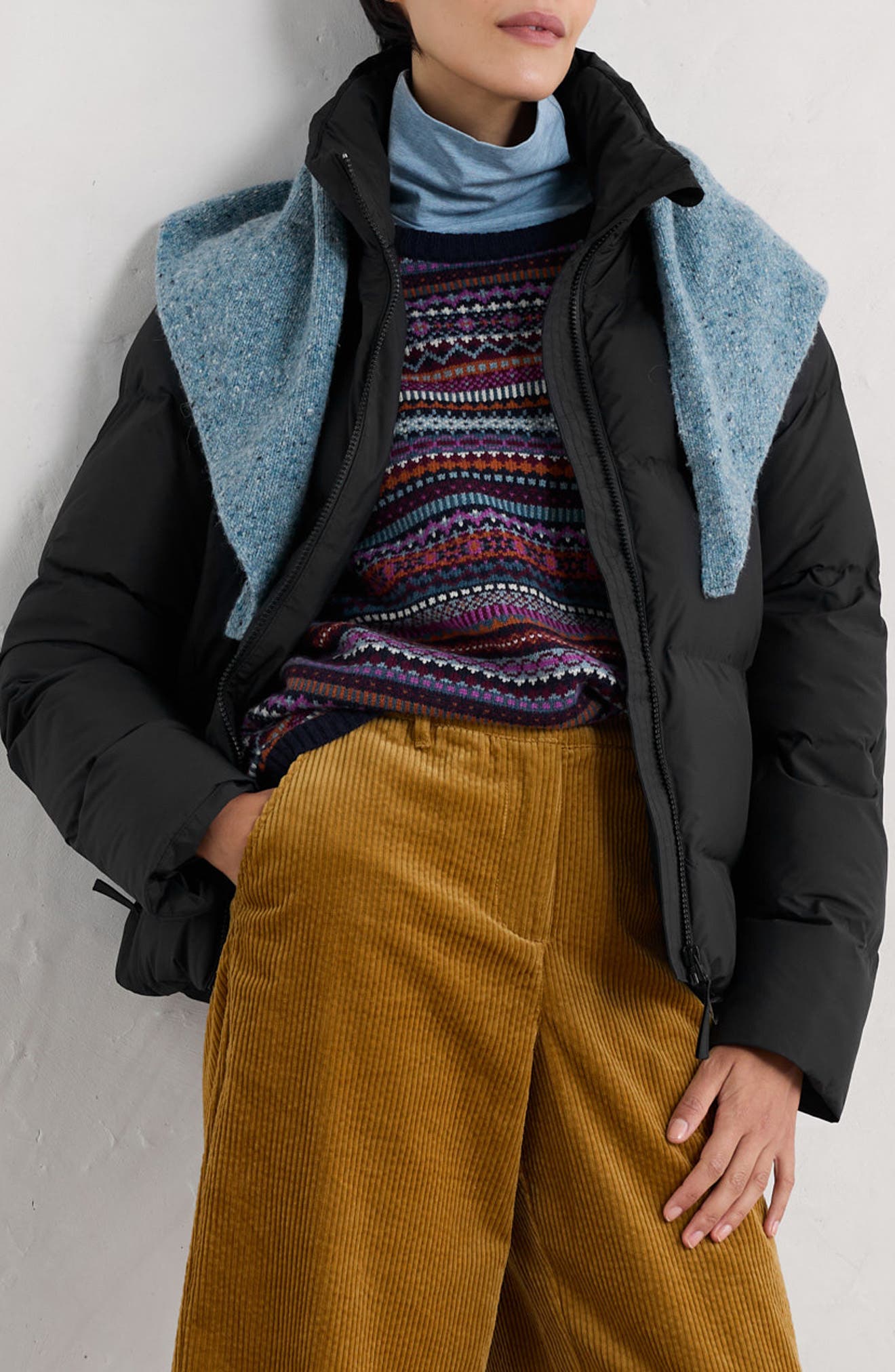 Seasalt Cornwall Field Path Waterproof Puffer Jacket