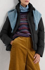 Seasalt Cornwall Field Path Waterproof Puffer Jacket