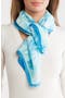 Pleated Satin Scarf