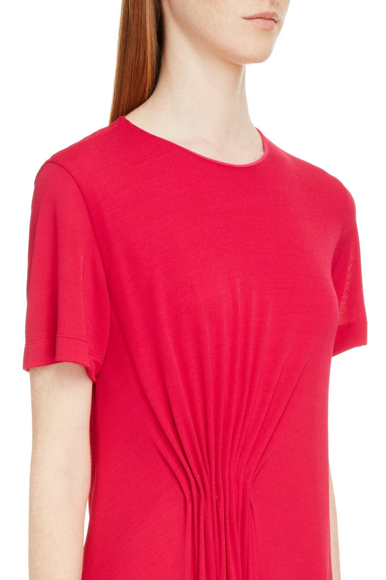 Gathered Jersey Dress, Alternate, color, FUSCHIA