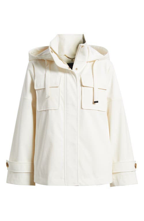 BCBG BCBG WATER RESISTANT HOODED JACKET