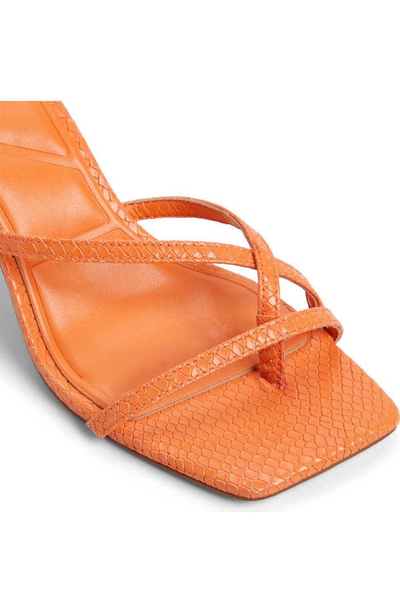 ALDO Calypsa Slide Sandal, Alternate, color, Medium Orange