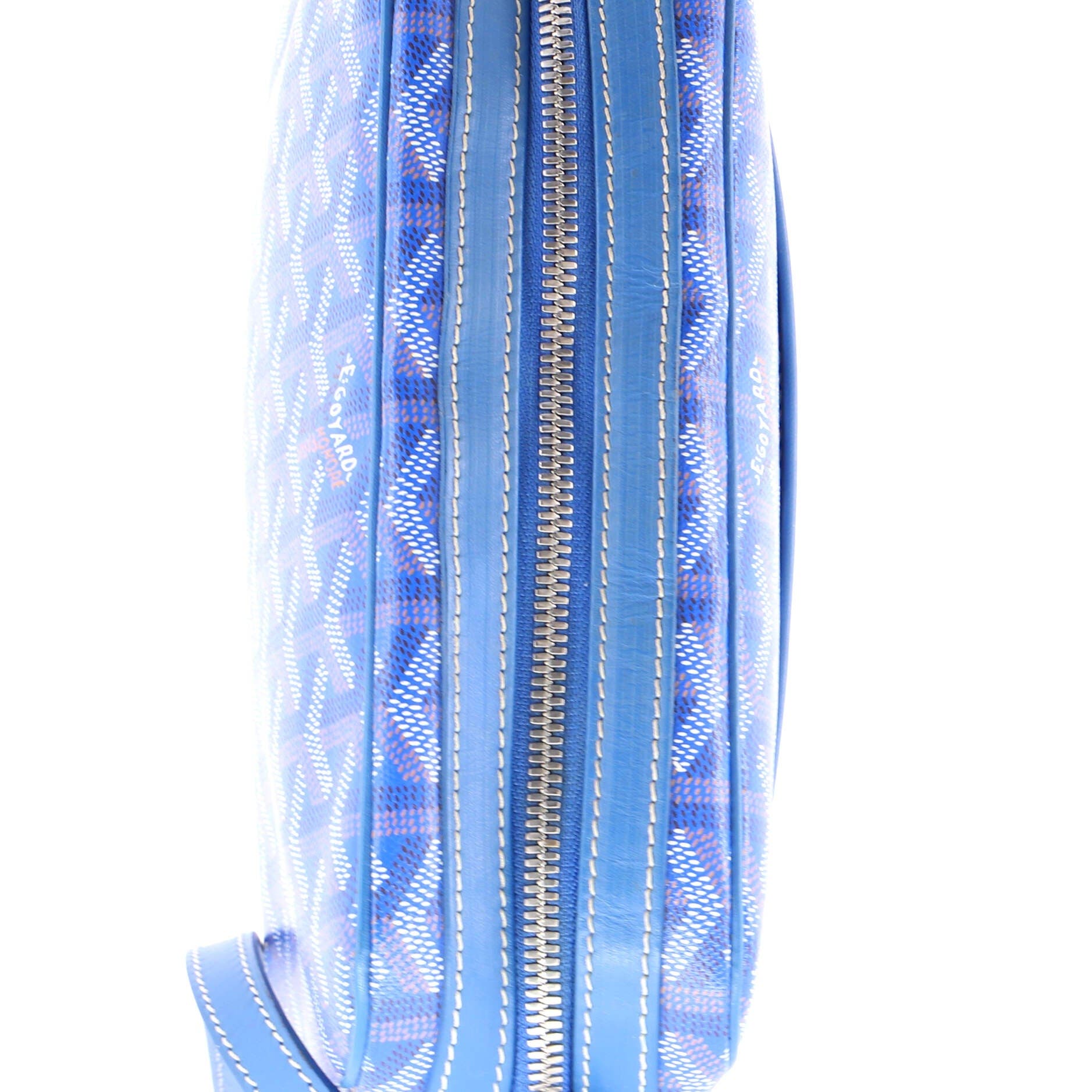 Pre-Owned Goyard Cap Vert Bag Coated Canvas, Alternate, color, Blue