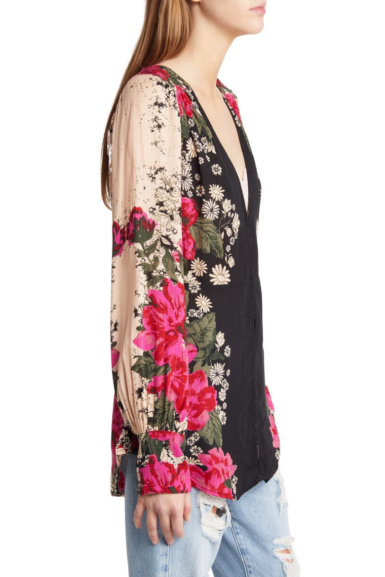 Mikayla Print Long Sleeve Tunic, Alternate, color, TWILIGHT COMBO