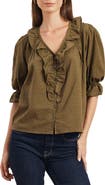 Paneros Clothing Chloe Cotton Ruffle Shirt