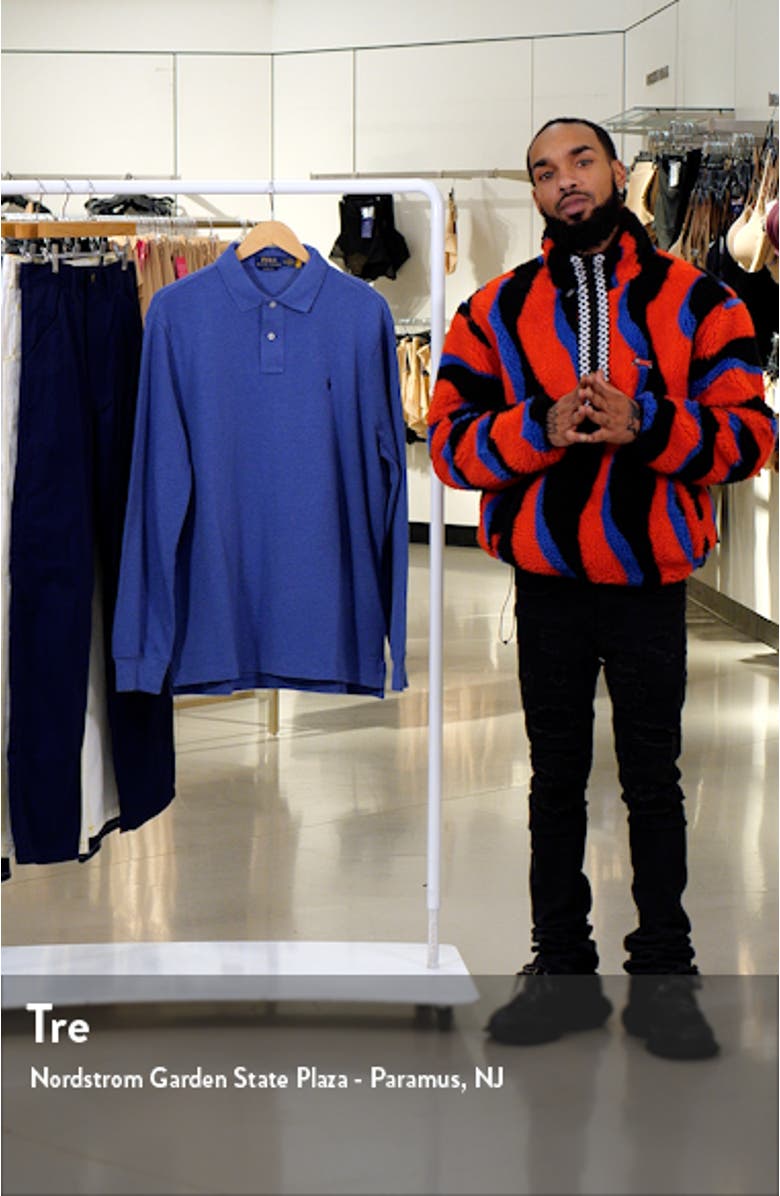 Cotton Piqué Long Sleeve Polo, sales video thumbnail