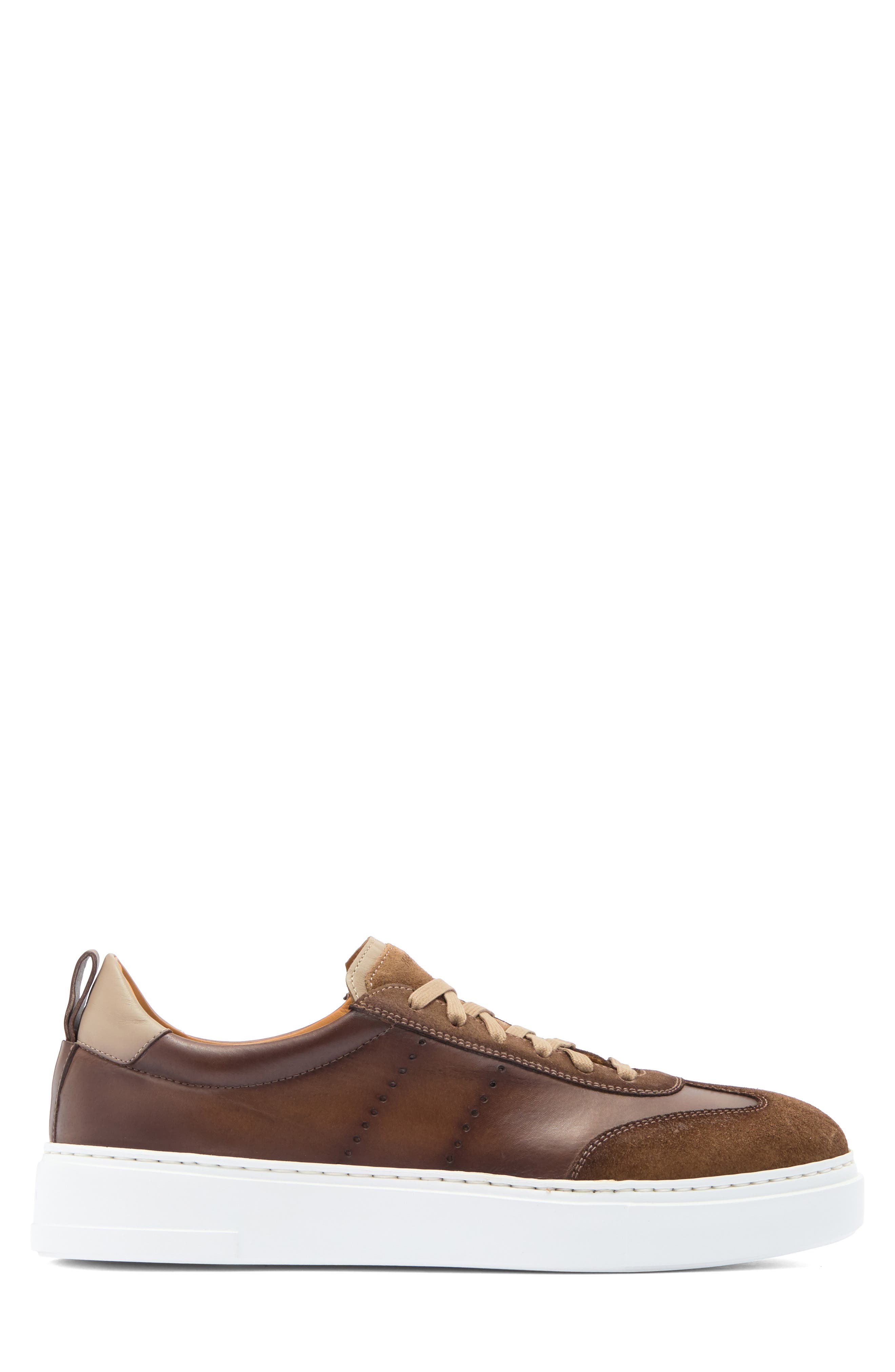 Magnanni Sirius Low Top Sneaker, Alternate, color, Taupe