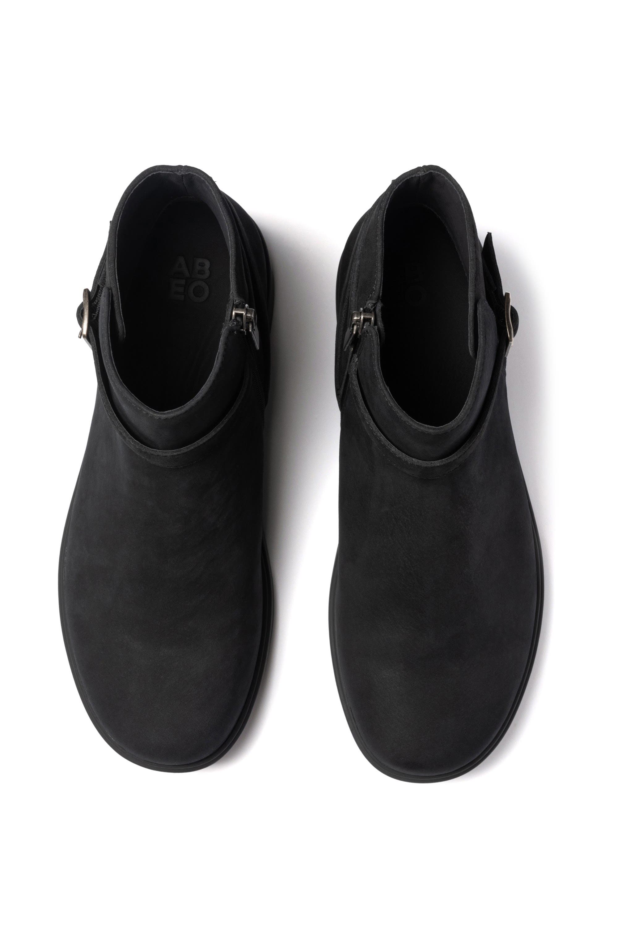 ABEO Compass Buckle Boot, Alternate, color, Black Nubuck - Metatarsal