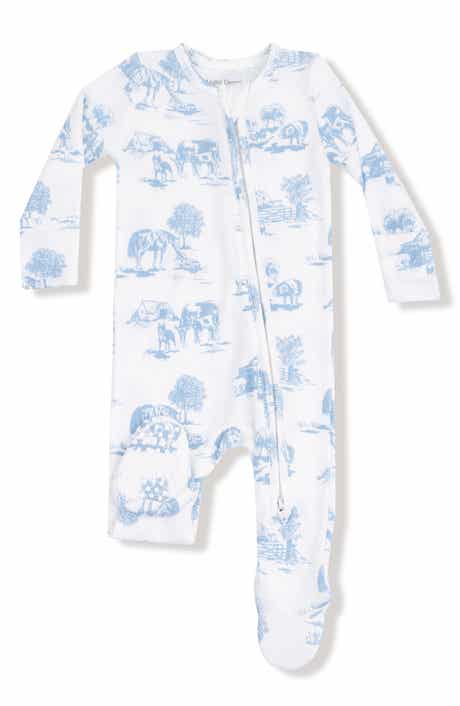 Farm Toile Print Footie