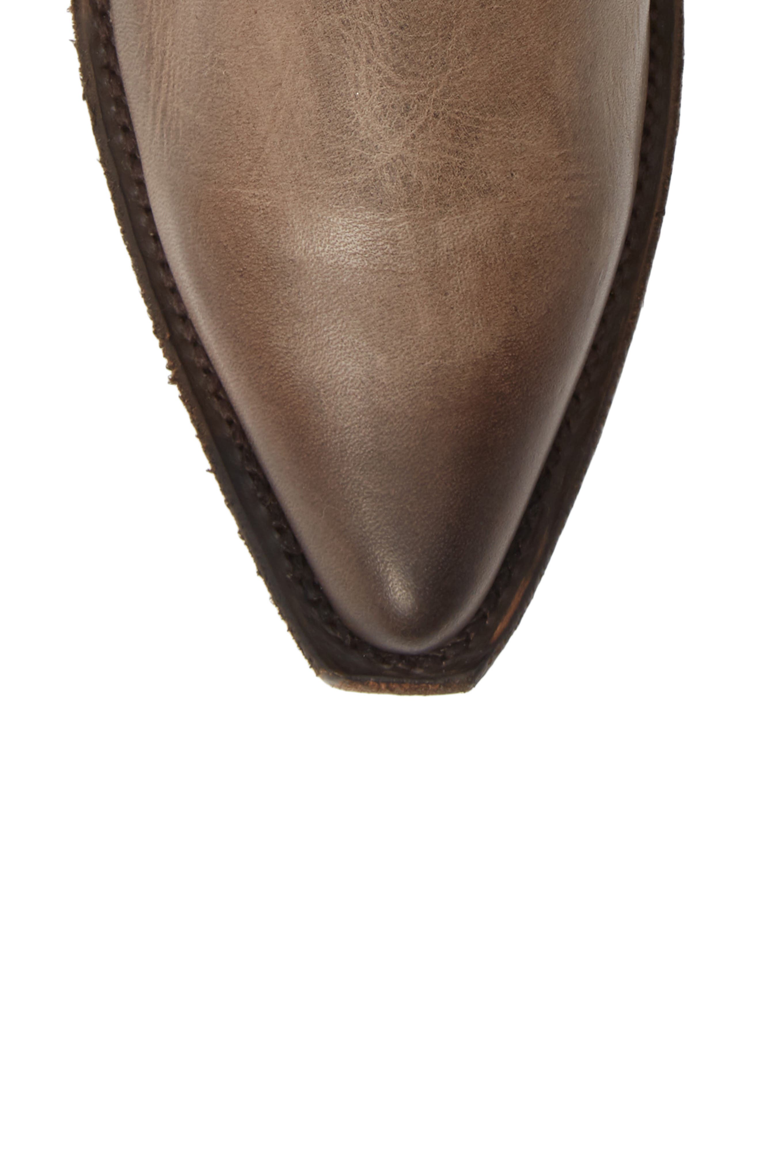 Sacha Western Chelsea Boot, Alternate, color, Z/DNUSTONE LEATHER