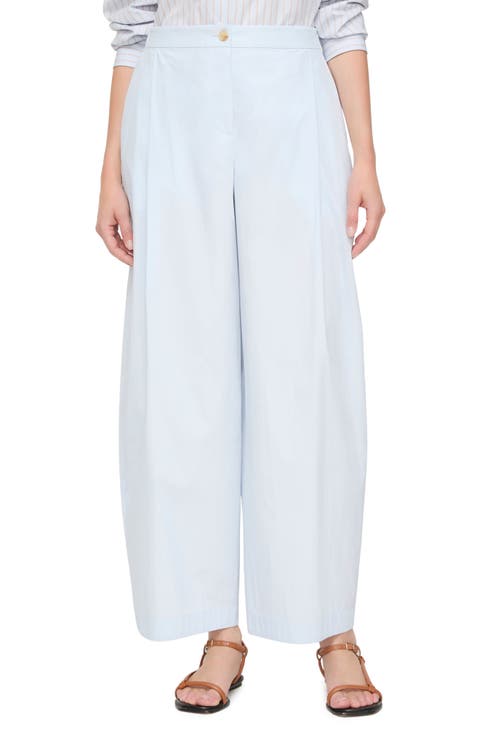 Cooper Pleated High Waist Barrel Leg Pants