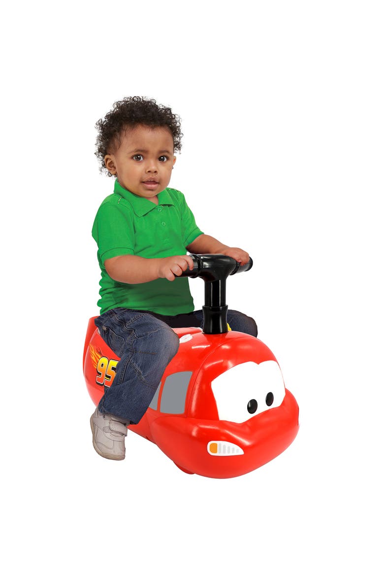 Lights & Sounds Zoom Ride-On Lightning McQueen Disney Cars Vehicle, Alternate, color, Red