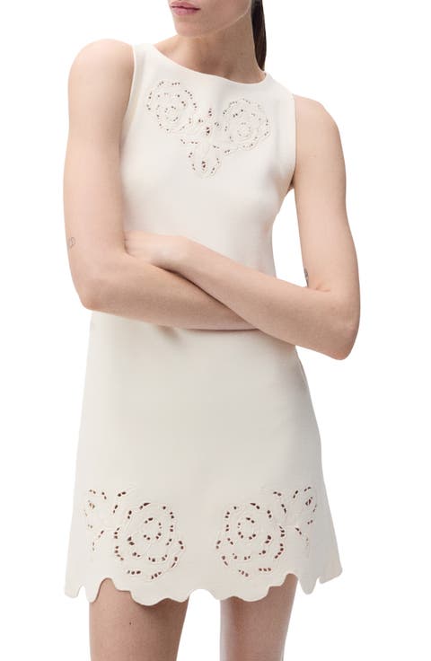 Openwork Knit Minidress