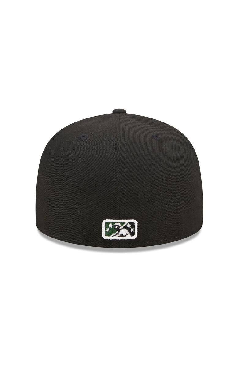New Era Men's New Era Black Greensboro Grasshoppers Marvel x Minor League 59FIFTY Fitted Hat, Alternate, color, 