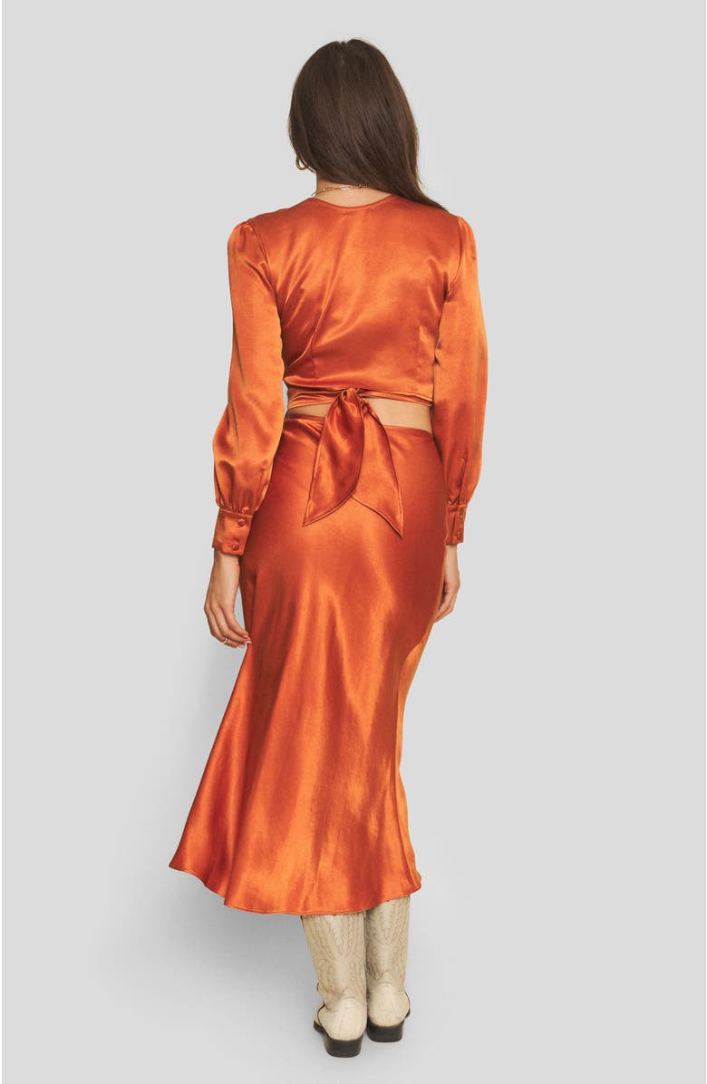 Whimsy + Row Lauren Top, Alternate, color, Rust