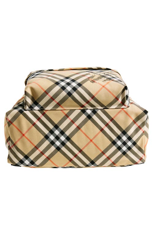 Burberry Men's Check Backpack In Sand