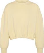 nuuds Cinch Waist Fleece Sweatshirt