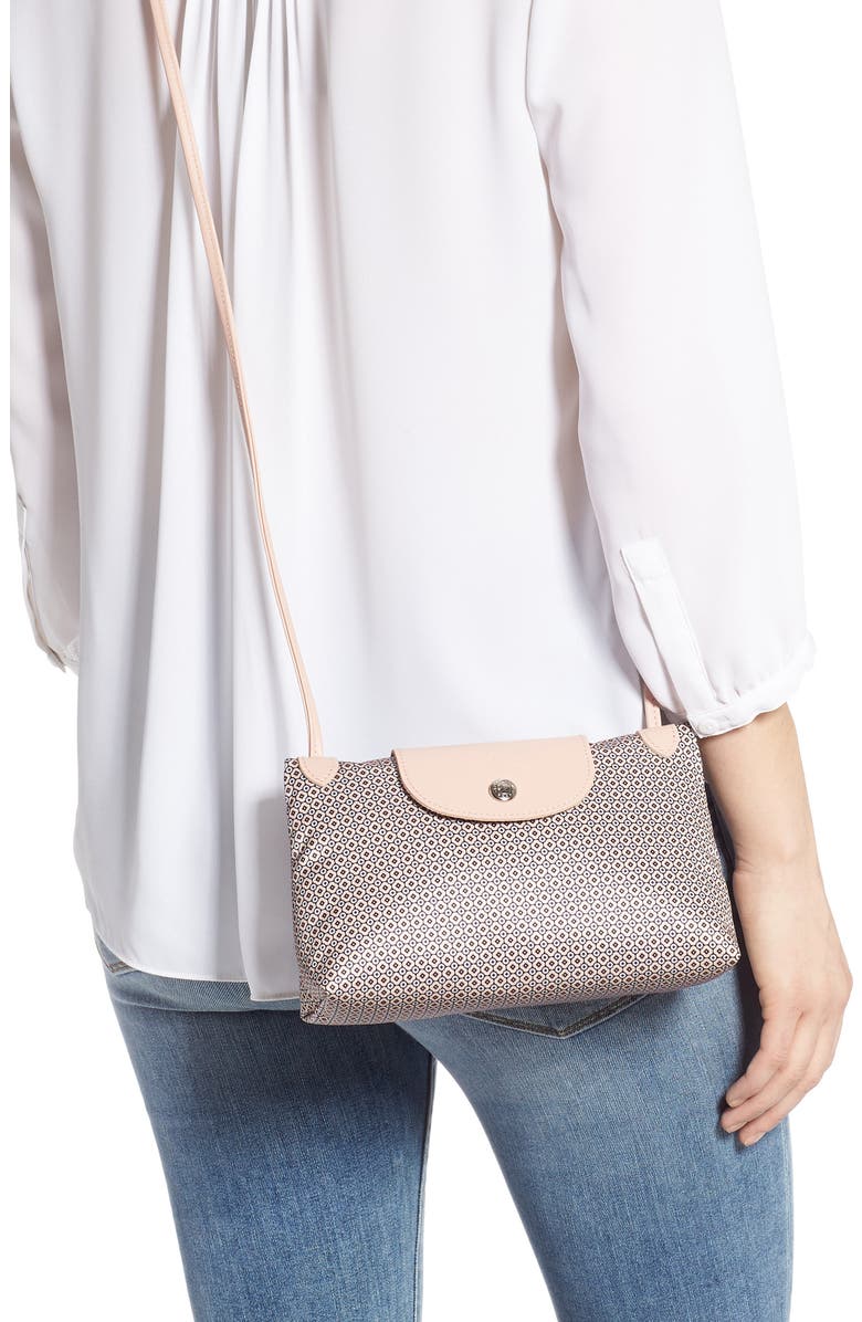Longchamp Le Pliage Dandy Print Nylon Crossbody Bag, Alternate, color,